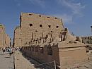 Egypt, apríl 2013, Alej posvätných baranov v Karnaku