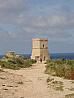 Malta - Gozo - záliv Dweira so strážnou vežou
