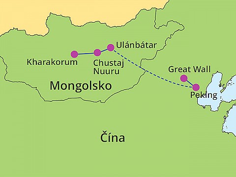 Čína - Mongolsko