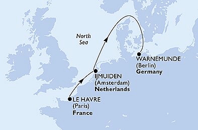 Francúzsko, Holandsko, Nemecko z Le Havre na lodi MSC Poesia, plavba s bonusom
