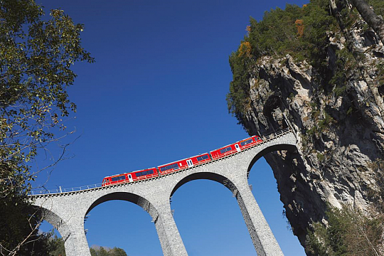 Švýcarské železnice - světové dědictví UNESCO (4)
