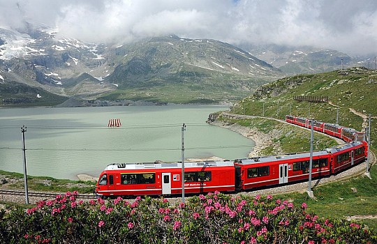 Bernina Express a Svatý Mořic (5)
