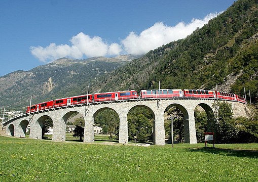 Bernina Express a Svatý Mořic (3)